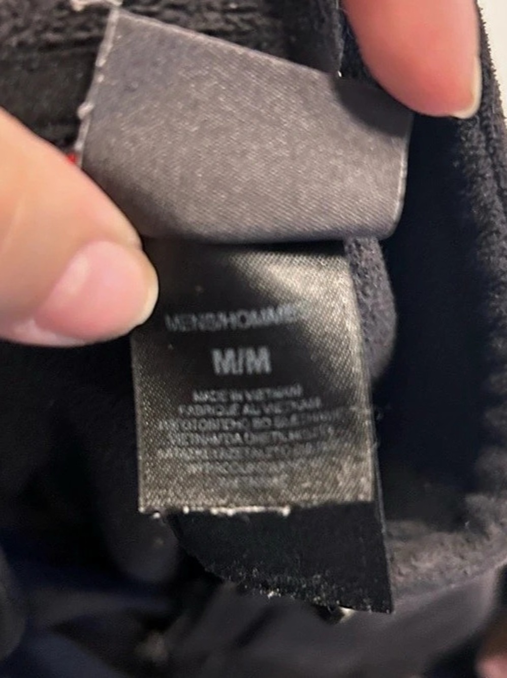 The North Face Men's Denali Fleece Jacket Black Medium - Picture 3 of 3